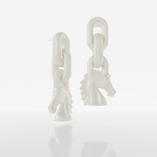 Wild Thing Earrings - White