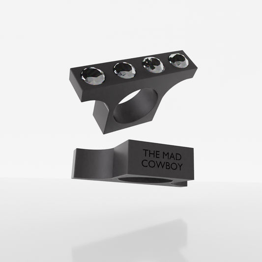 THE BAR DUO rings | Black