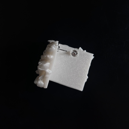 Acanthus Earrings | Pearl