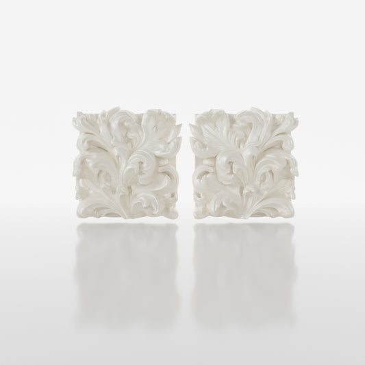 Acanthus Earrings | Pearl