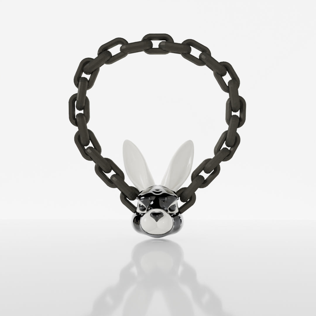 Bad Bunny | Black Necklace