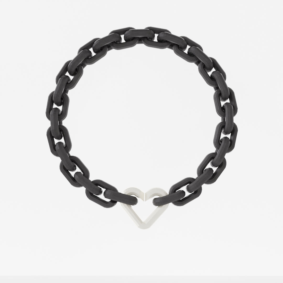 FALLING ANGEL Necklace | Black (3 in 1)