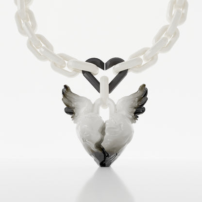 FALLING ANGEL Necklace | Pearl (3 in 1)