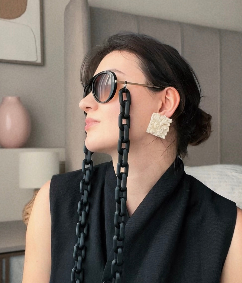 Acanthus Earrings | Pearl